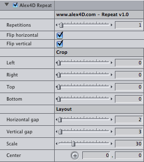 Alex4D Repeat controls