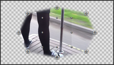 The effect of the default settings for Alex Mask+ 8